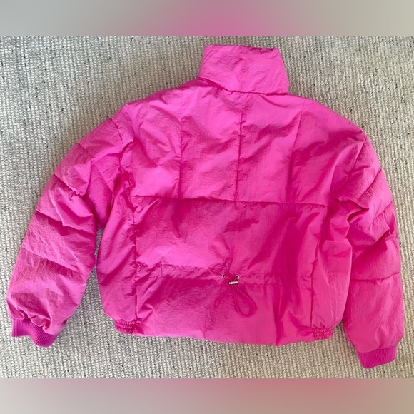 Free People Pink Cropped Puffer - Picture 13 of 16